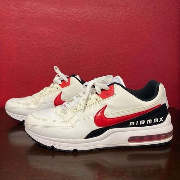 Nike Air Max LTD 3 White and Red Men's Shoes size 11 - Picture 4 of 8